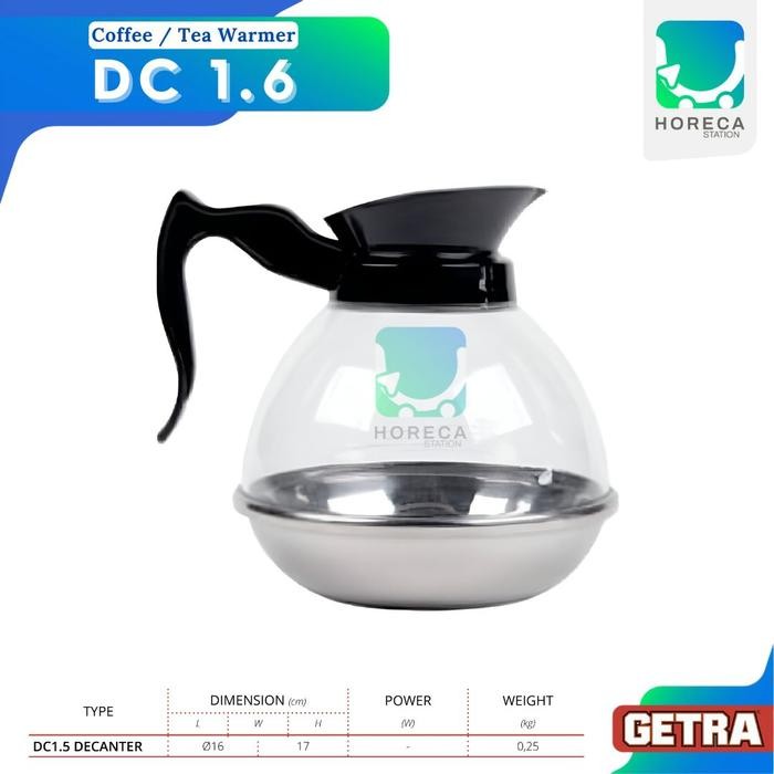 GETRA GETRA Coffee / Tea Warmer DECANTER