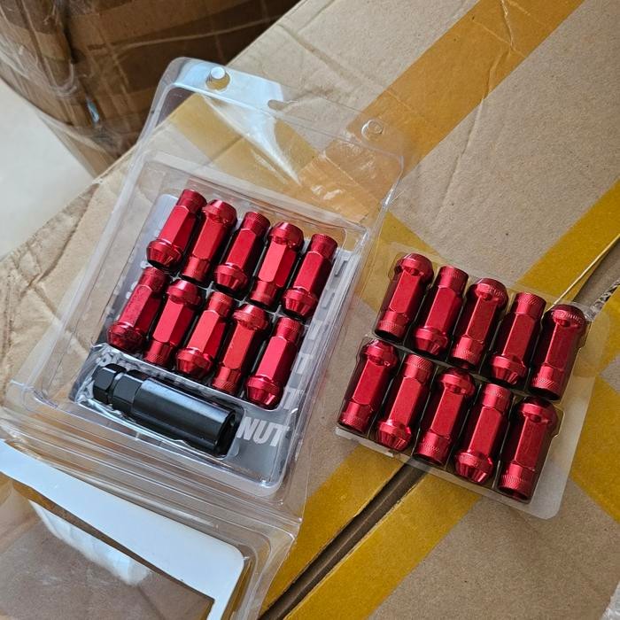 lug nut 1.50 merk muteki isi 20pcs bahan besi