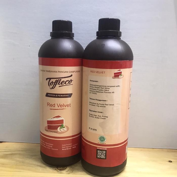 

Toffieco Red Velvet 1 Kg Perisa & Pewarna Makanan Kue Cake Gratis Ongkir