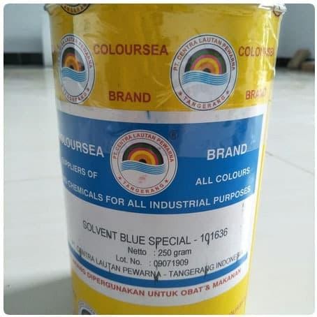 

Pewarna Minyak Biru / Solvent Blue Special 250Gram Gratis Ongkir