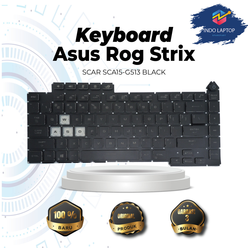 Keyboard Asus Rog Strix Scar sca15-g513 Black