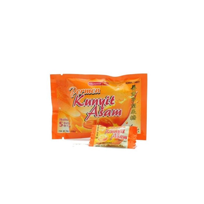 

Sido Muncul Kunyit Asam Permen Herbal 15 Sachet Melegakan Tenggorokan