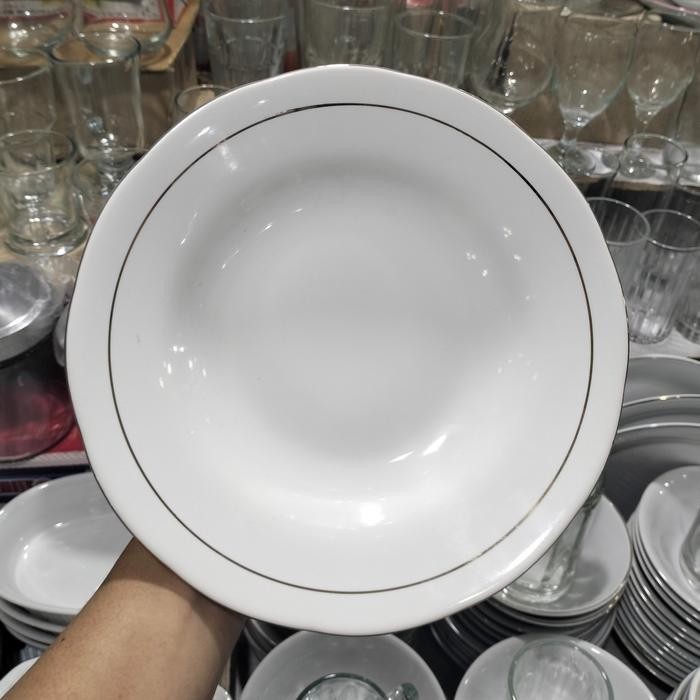 PIRING SANGO 9 INCH / PIRING MAKAN CEKUNG SANGO 9 INCH 1 LUSIN