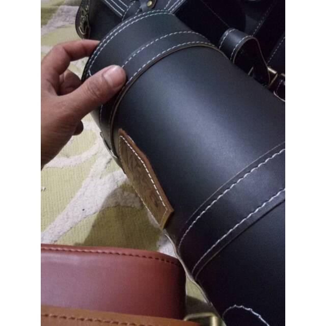 (Allthebest) Sidebag Kawasaki w175 side bag w175 aksesoris w175