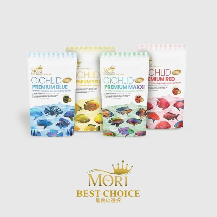 MORI PREMIUM CHICLID CICHLID MAKANAN PELET IKAN KECIL