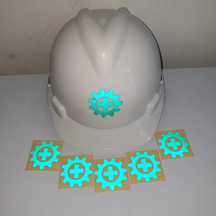 Stiker K3 Safety First Reflective Sticker Helm Safety
