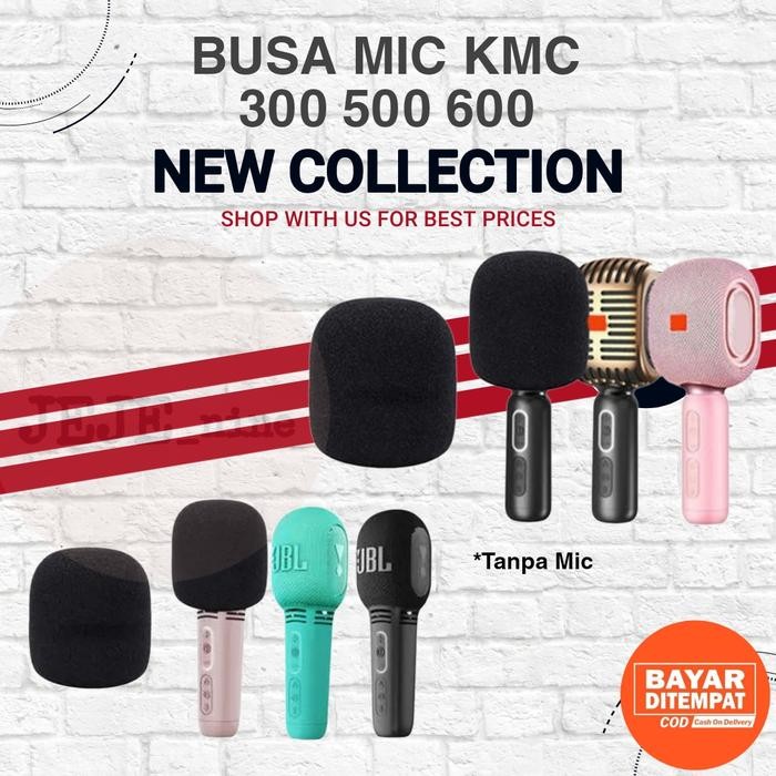 Busa mic Bluetooth JBL KMC 500 600 300 windshield microphone cover