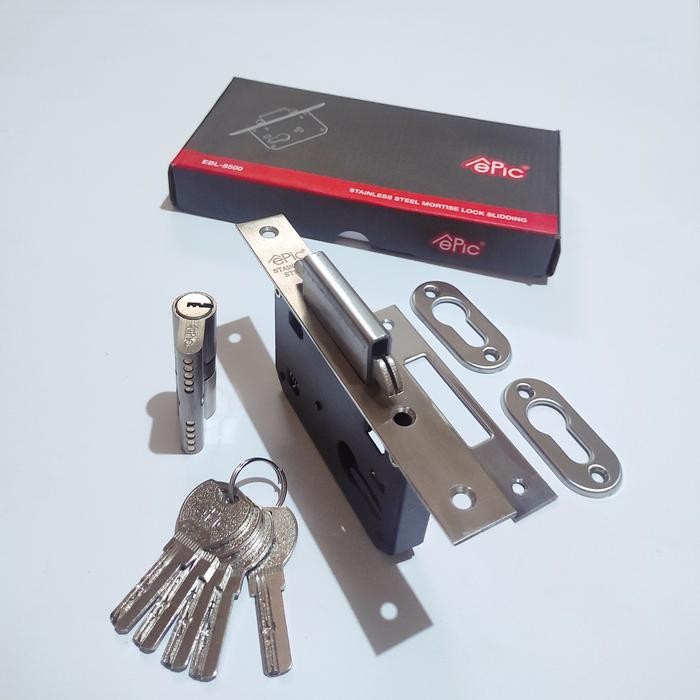 Diskon Body Kunci Pintu Geser Sliding / Body Kunci Pintu Dorong Binoche