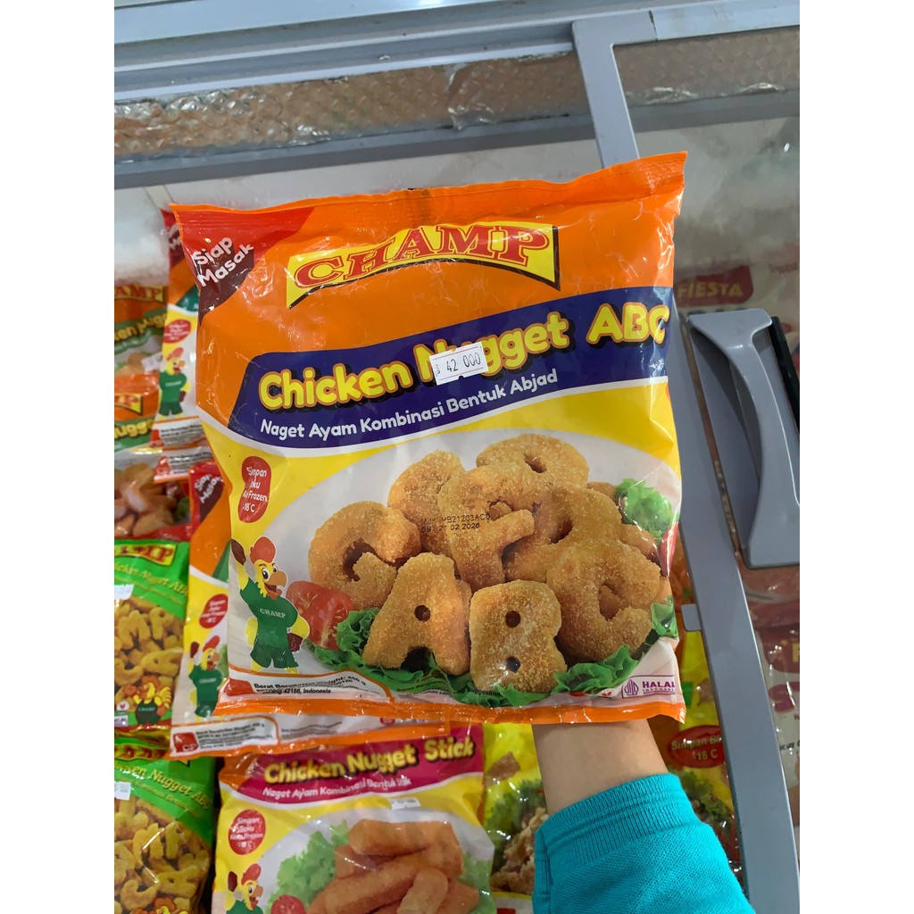 

CHAMP CHICKEN NUGGET ABC 450G