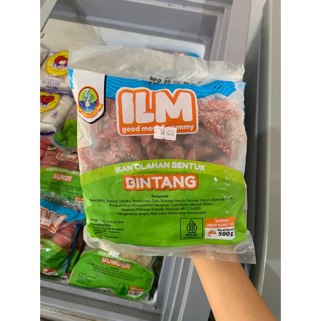 

ILM IKAN OLAHAN BENTUK BINTANG 500G