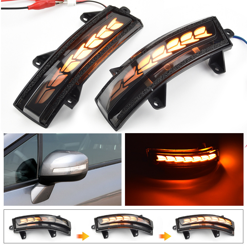 New 2pcs Dynamic Blinker for Honda Civic 9th MK9 Jade Crider City LED Turn Signal light side mirror 