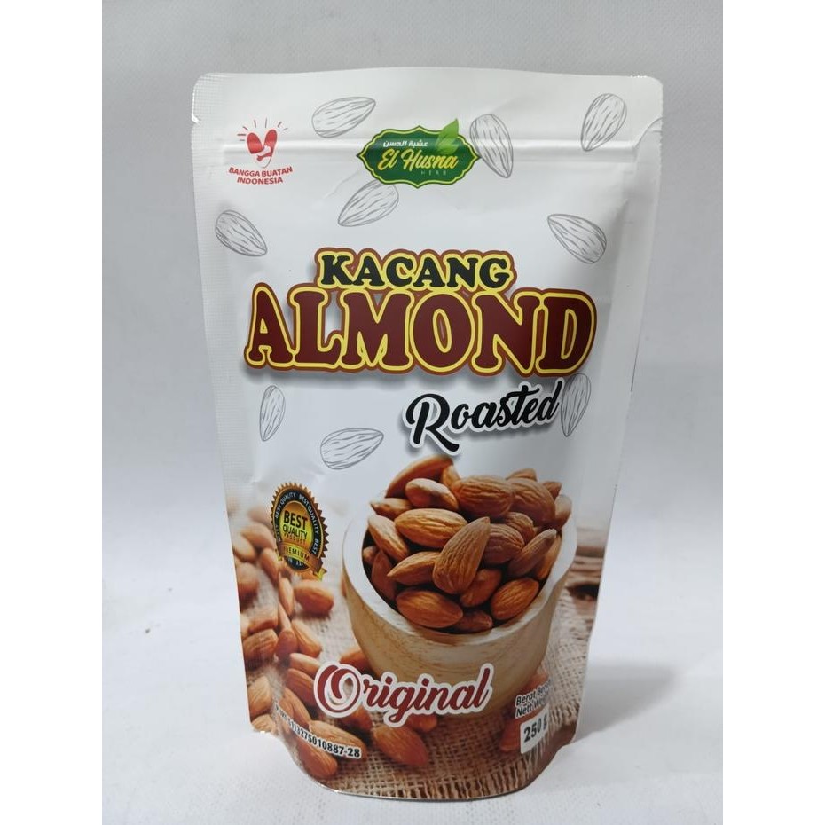

Kacang Almond Panggang Kupas 250 Gram Original Almond Roasted