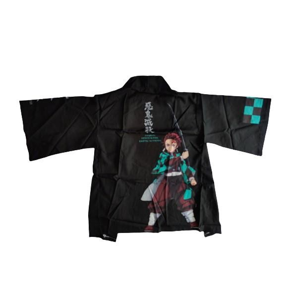 xie Haori Demon Slayer Jubah Kostum Anak Jepang Cosplay Japan Anime Kimetsu No Yaiba Dewasa Tanjiro