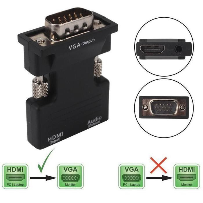 [Allthebest] Converter Hdtv Female To Vga Male / Konverter Hdtv To Vga