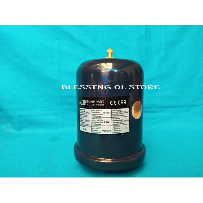 TABUNG POMPA AIR 2 L / TABUNG ANGIN POMPA AIR / PRESSURE TANK