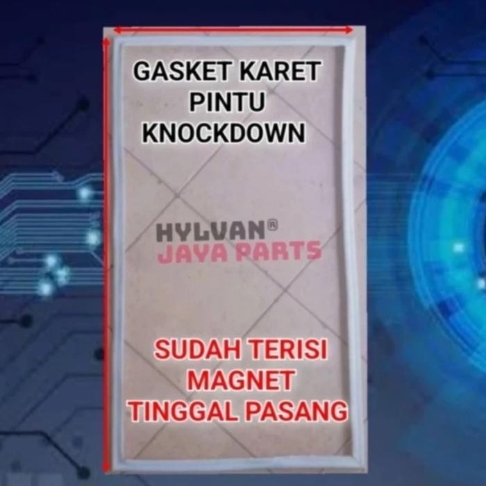 GASKET KARET PINTU CHILLER SHOWCASE CUSTOM 37 X 160Cm