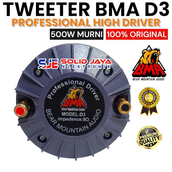 Driver Tweeter Bma D3 D 3 D-3 Twiter Tweter Twitter High Hi Profesional Driver Twitter Bma Bma D3
