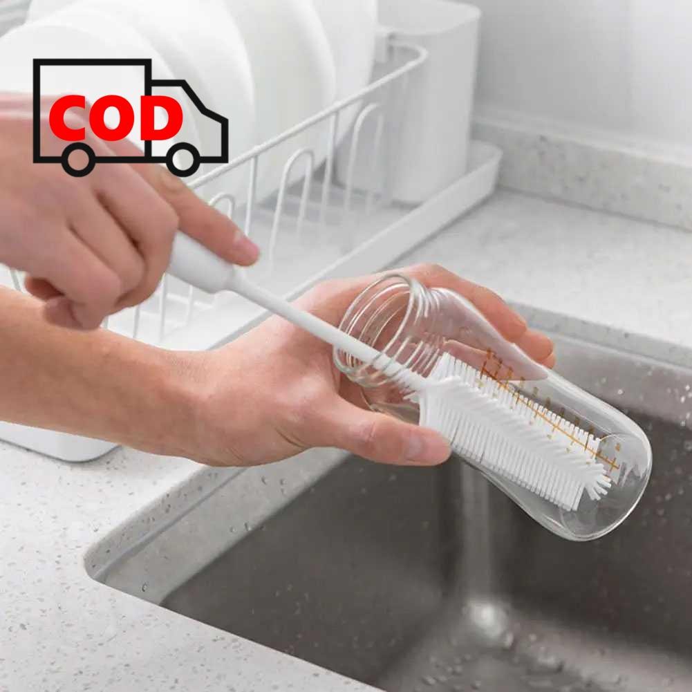 Sikat Botol Susu Bayi Silikon Pembersih Dot Bayi Alat Cuci Botol Susu Bayi Ergonomis Pembersih Botol