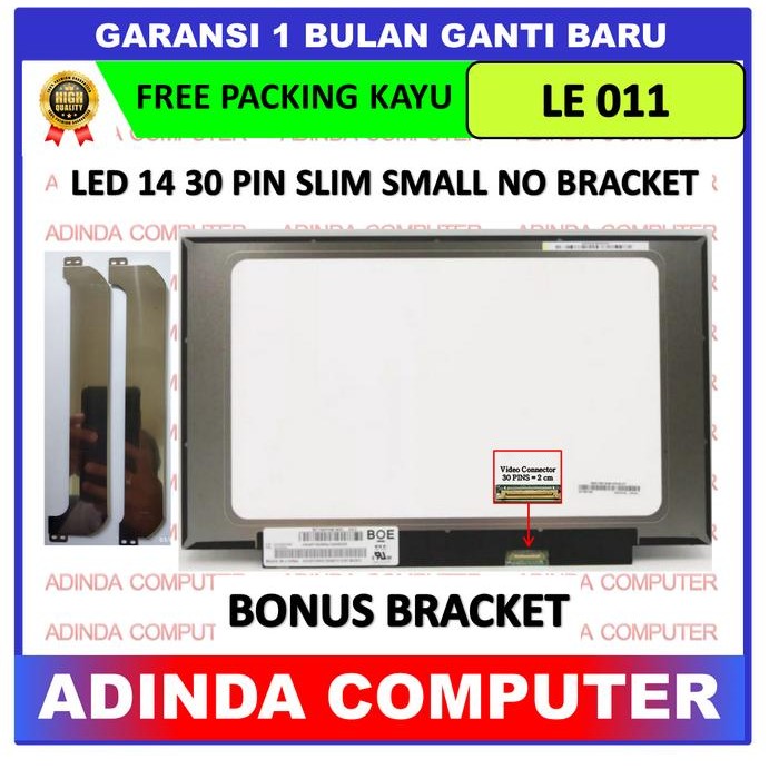 LED LCD Layar Screen Laptop Asus A409FJ EK502T A409 A409F No Bracket