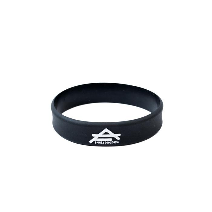 (Expert) FAVORITE Gelang Karet Gelang Distro Pria NodDoctrine LOGO Hitam Putih