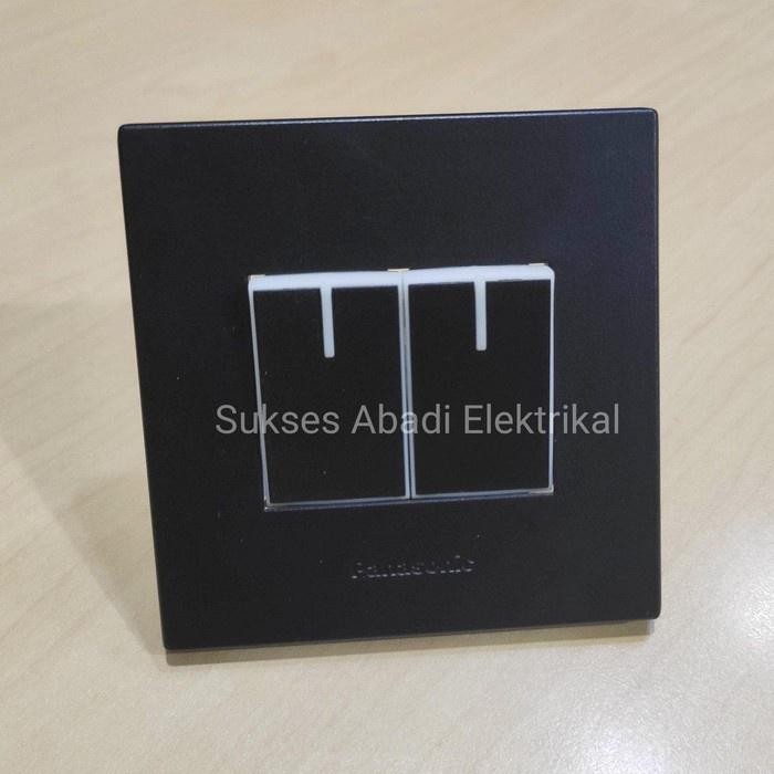 (Allthebest) SAKLAR HOTEL SERI / DOUBLE PANASONIC E STYLE BLACK HITAM