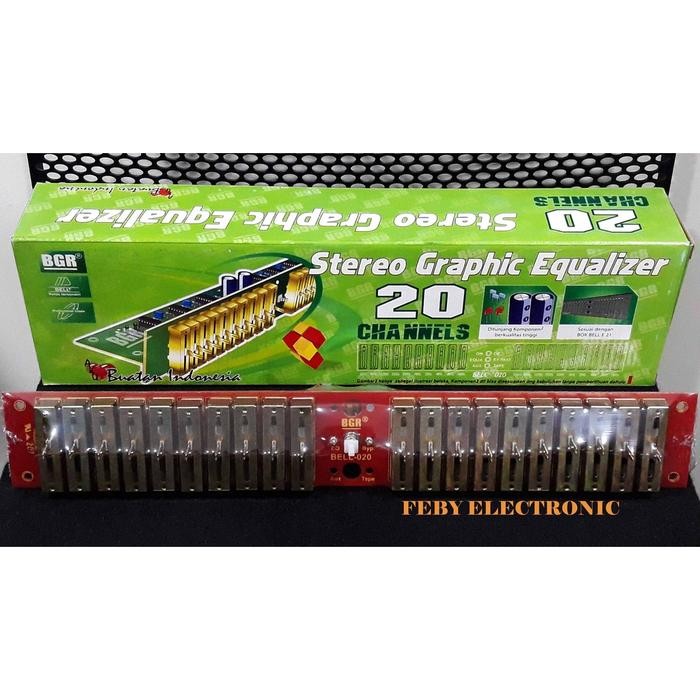 (Allthebest) KIT EQUALIZER 20 CHANNEL STEREO GRAPHIC EQUALIZER
