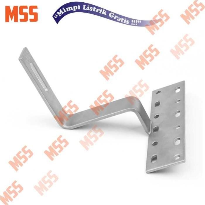 Expert Solar PV Horizontal Mounting Roof Hook Braket, Adjustable Braket - Fix