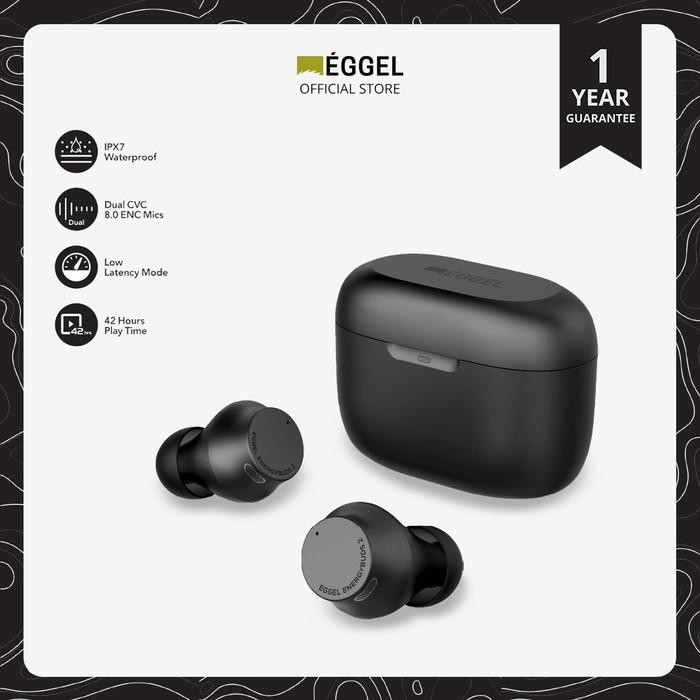 [Expret] Eggel EnergyBuds 2 Sports IPX7 TWS Bluetooth Earphone Low Latency Mode