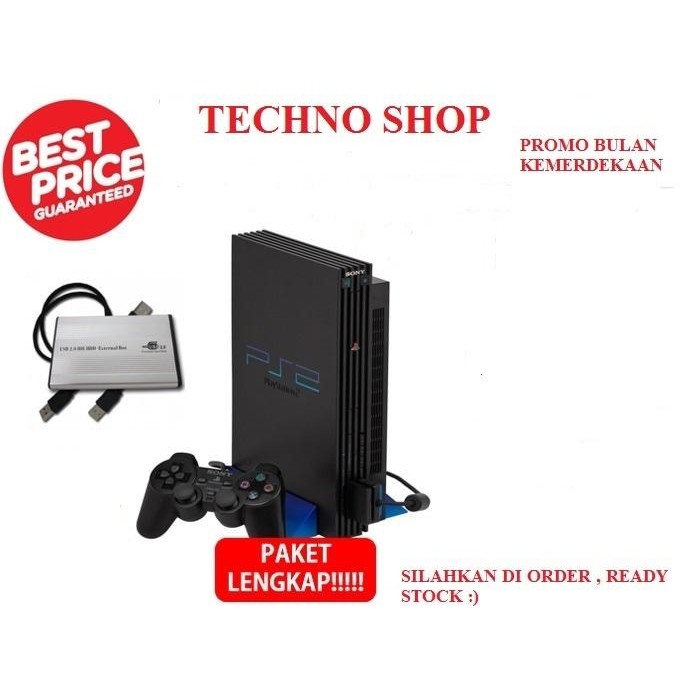 Terlaris Sony Ps2 Hardisk 40Gb - Ps 2 Hdd 40 Gb Promo Paket Lengkap