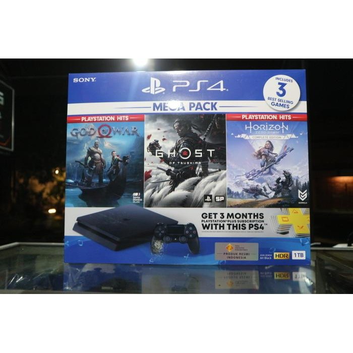Stok Terbatas Ps4 Slim 1Tb Megapack 4 New Grezz Sony Resmi