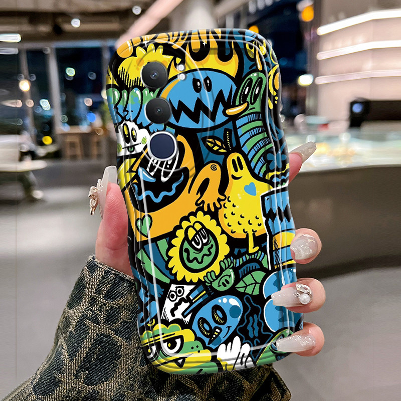 Casing Hp Untuk VIVO Y29 4G Case Casing pola Monster kacau Kesing HP Kasing Silikon Softcase gelomba