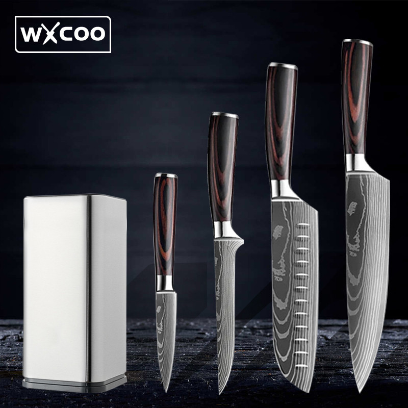 Professional Japanese Chef Knife Sharp Kitchen Knife Set Cooking