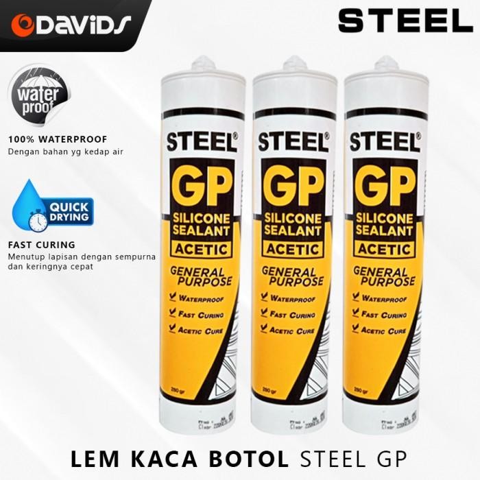 Expert Lem Kaca Aquarium Sealant Silent Akuarium Steel GP