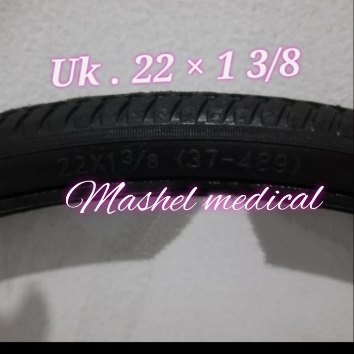 BAN MATI KURSI RODA 22 X 1 3/8 SPERPAT KURSI RODA - ABU-ABU