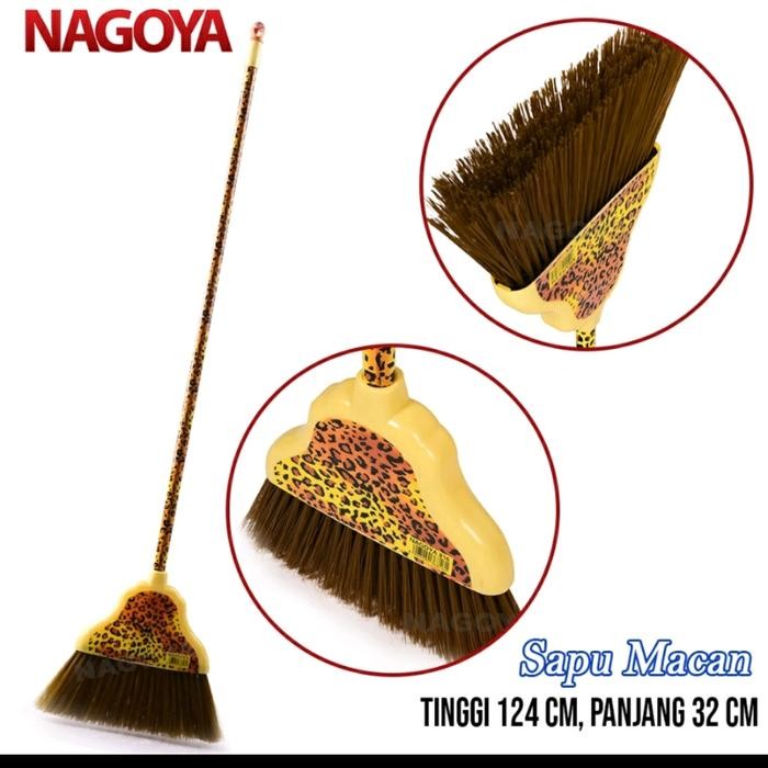 Sapu Lantai Plastik Senar ( Model Ijuk ) Merk Nagoya Motif Macan