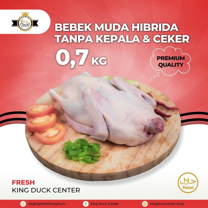 

New DAGING BEBEK HIBRIDA 0,7 KG TANPA KEPALA