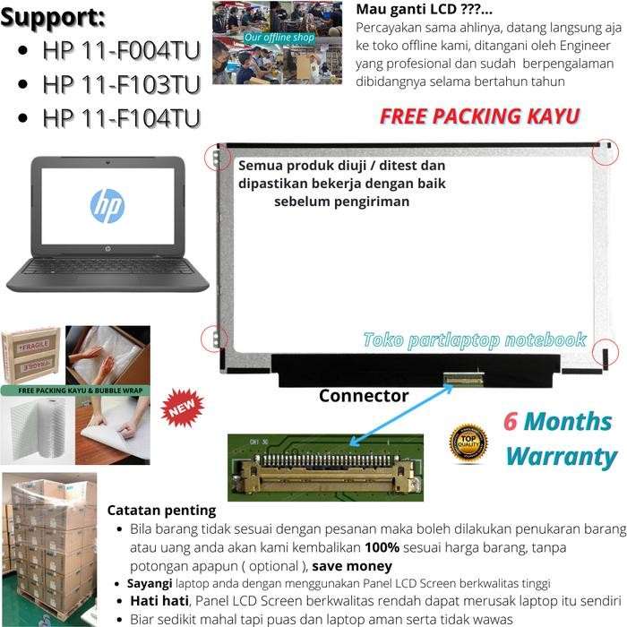 Terpopuler Lcd Hp 11-F004Tu 11-F103Tu 11-F104Tu New Original