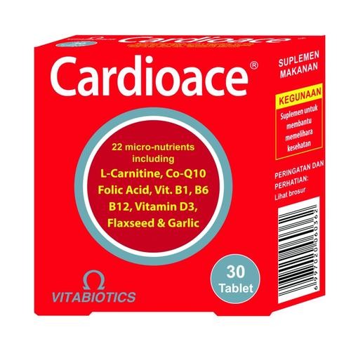 VITABIOTICS Cardioace BPOM Suplemen Kesehatan Jantung Vitamin Jantung