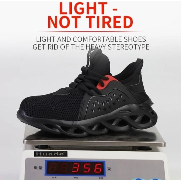 [Expert] AEISO V1, sepatu safety Ringan, ujung di lapisi besi, ada big size