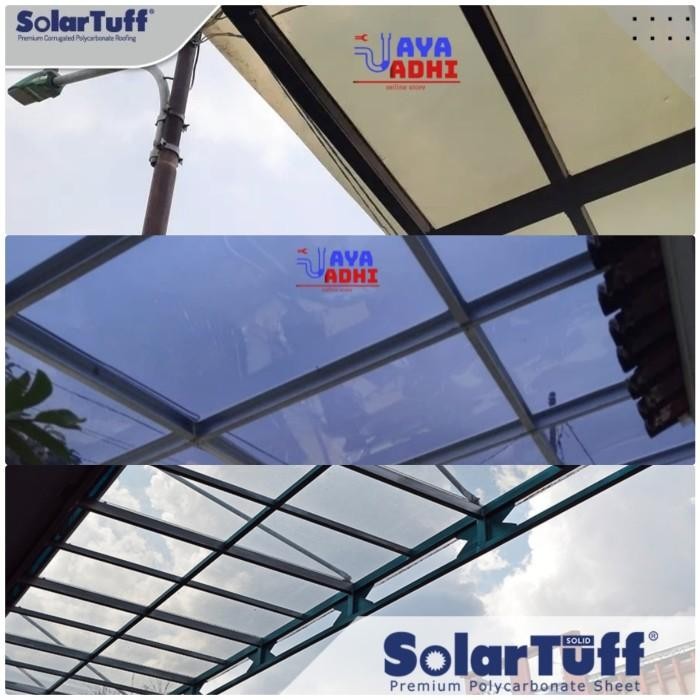 [Expert] Solartuff SolarFlat 1,2mm Atap Bening Anti UV
