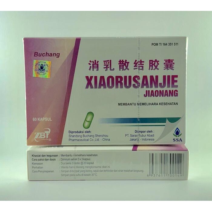 Buchang Xiaoru Sanjie Jiaonang Obat Payudara