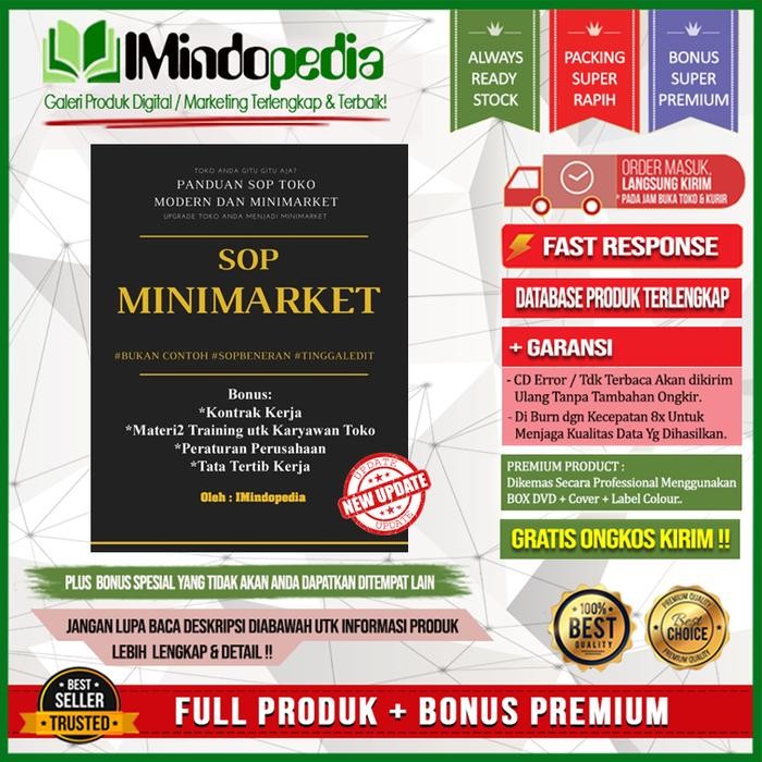 Sop Minimarket Retail Modern + Flowchart + Bonus