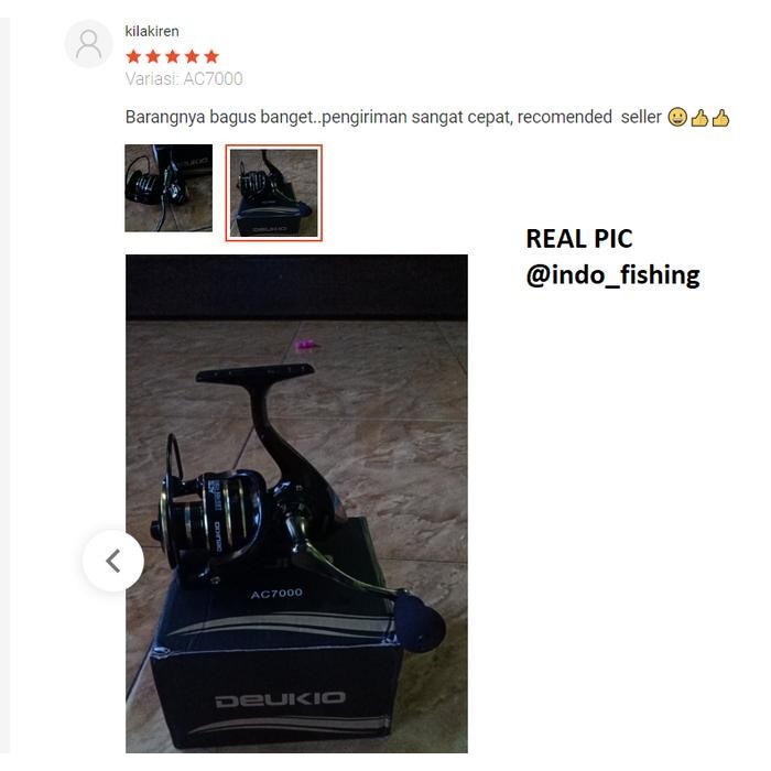 Reel Deukio Ac2000 3000 4000 5000 6000 7000 [Official Dist] #Gratisongkir