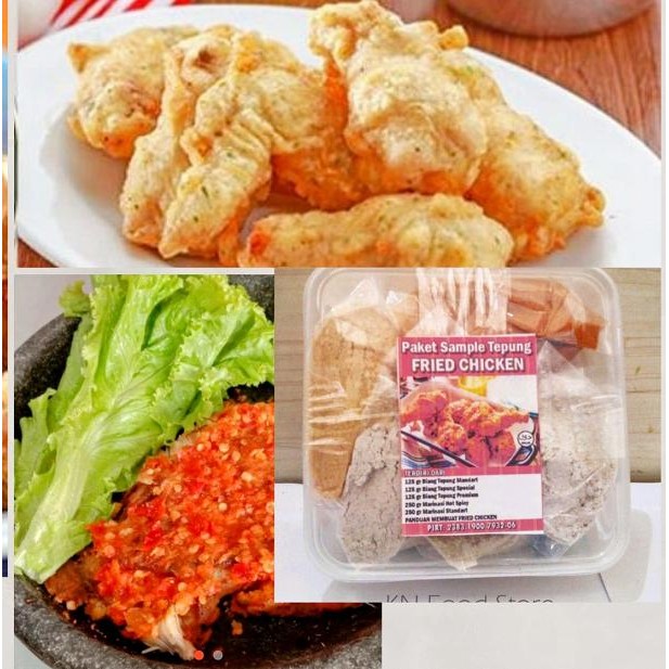 

Bumbu Tepung Ayam Marinasi Fried Chicken Paket Percobaan Fried Chicken