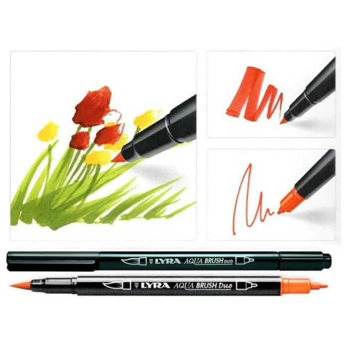 

lyra aqua brush duo 12 color pen set kode 682