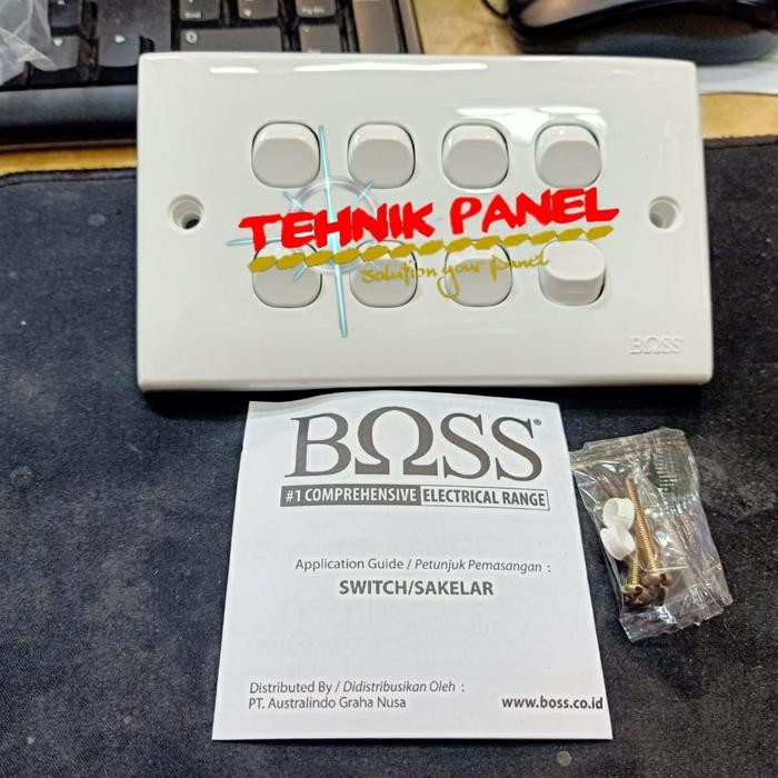 Terbatas Saklar Boss 8 Gang