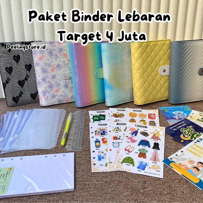 

Paket Binder Lebaran Target 4 Juta Paket Binder Kulit Lebaran / Paket Binder Keuangan / Binder A6