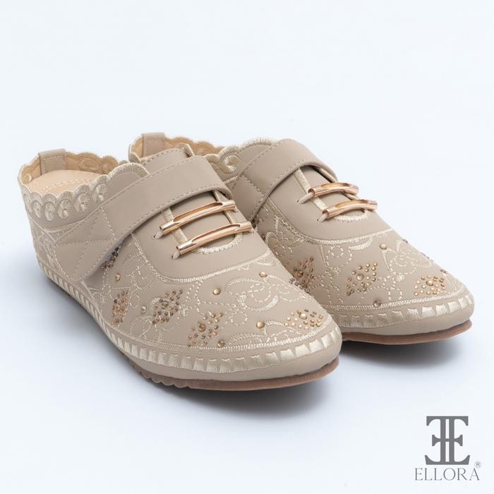 ELLORA EY-9212 Sepatu Sandal Wanita Wedges Import