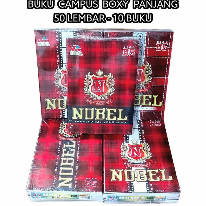 

Buku Campus Besar Boxy 50 Lembar Isi 10 Buku Bmc Bm Campus Nobel