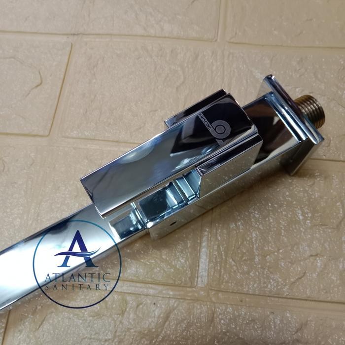 Kran Tembok Wudhu/Kran Wastafel Dinding Kuningan/Kran Tembok Panjang